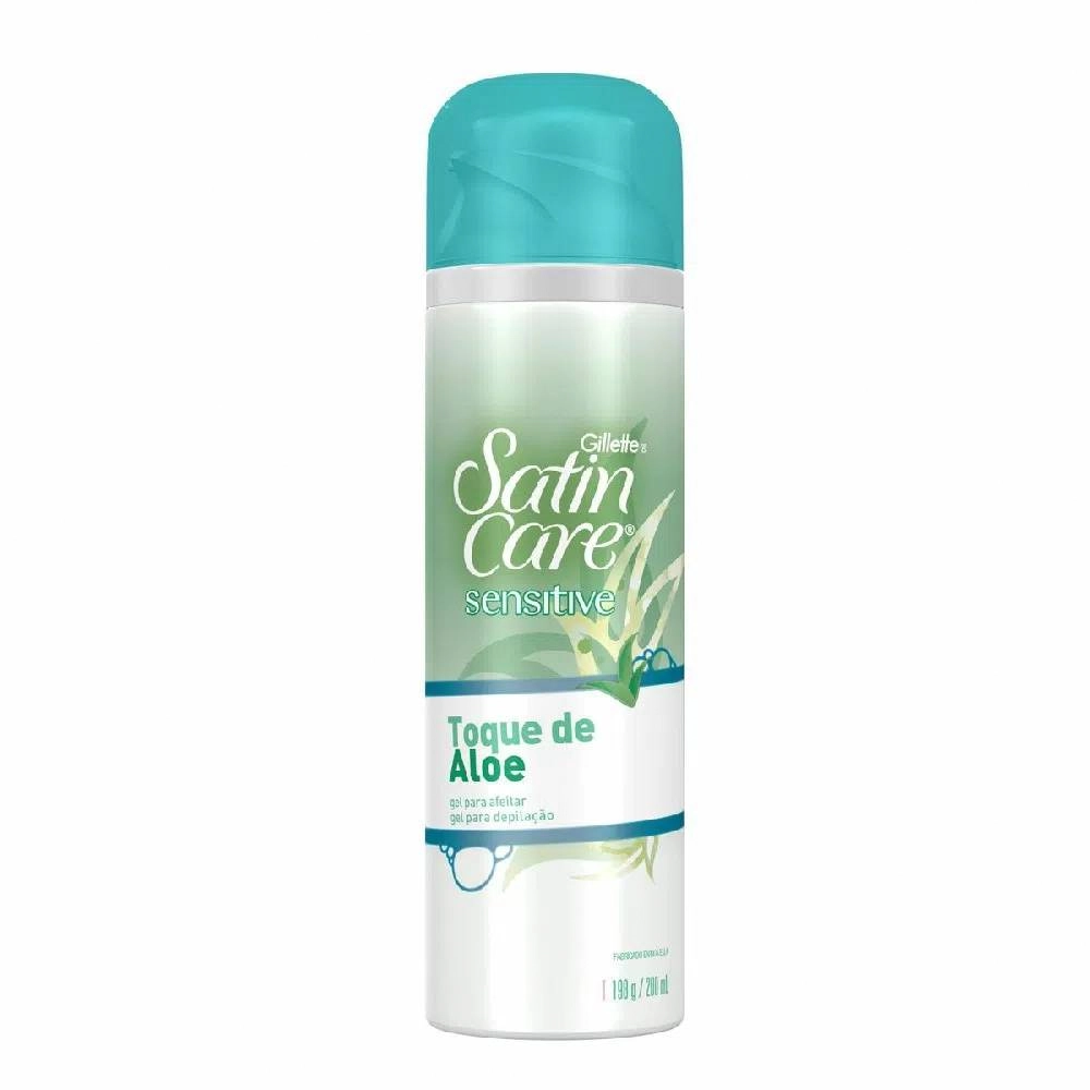 Gel Barbear Gillette 198g Satin Care Unit