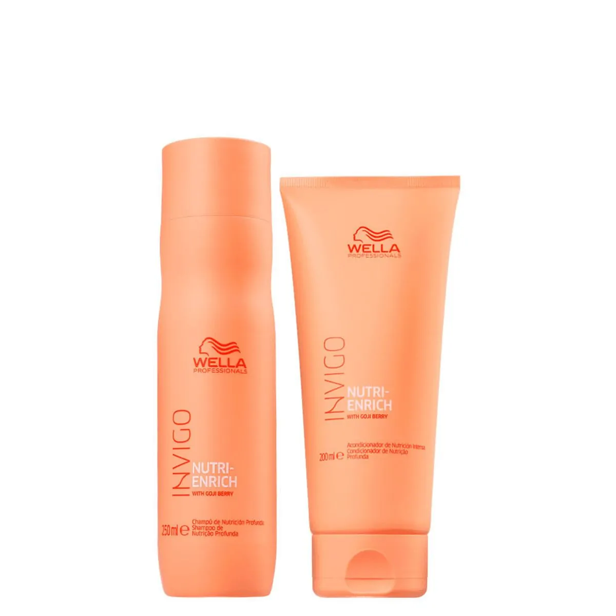 Kit Wella Professionals Invigo Nutri Enrich - Shampoo 250 ml + Condicionador 200 ml