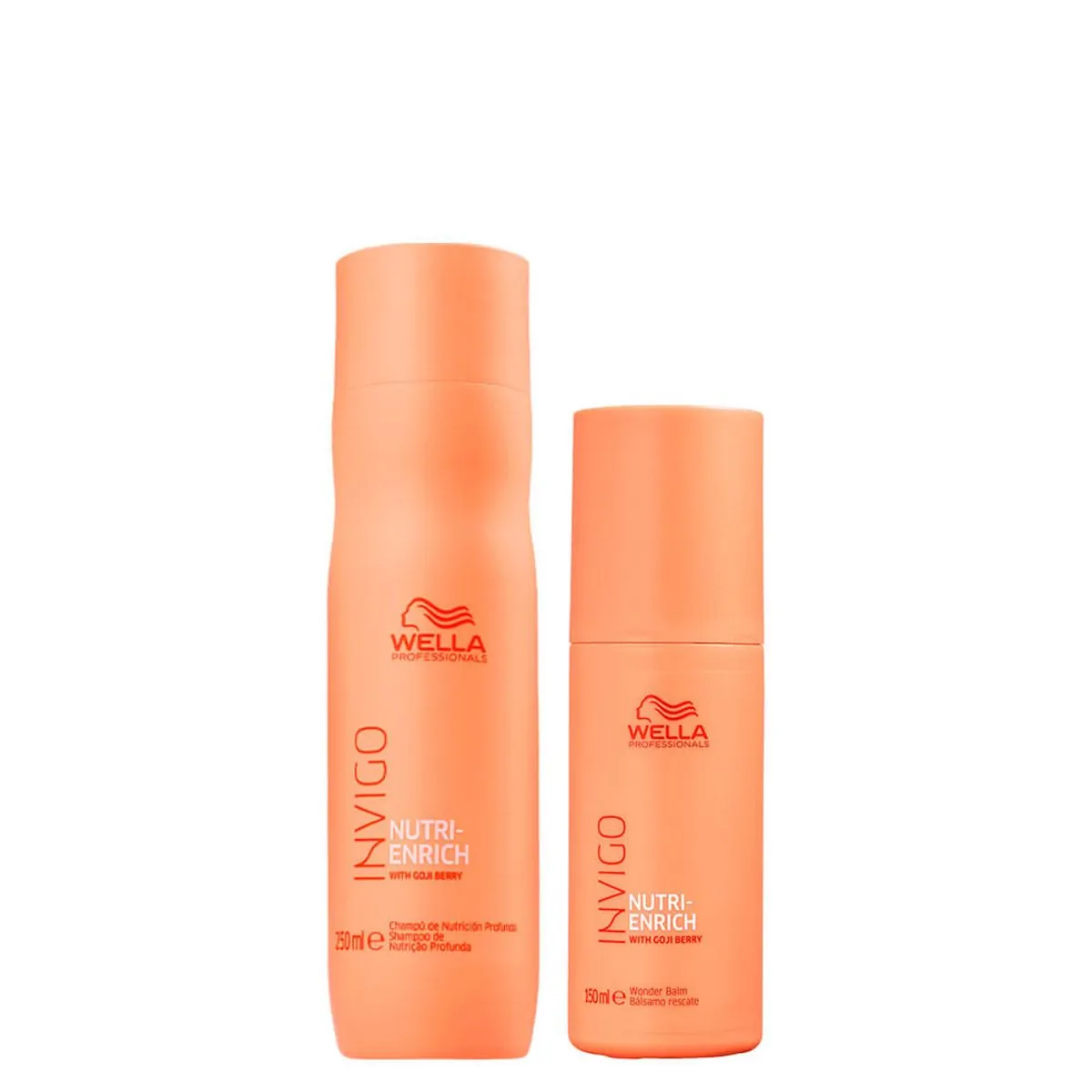 Kit Wella Professionals Invigo Nutri Enrich - Shampoo 250 ml + Leave-in Wonder 150 ml
