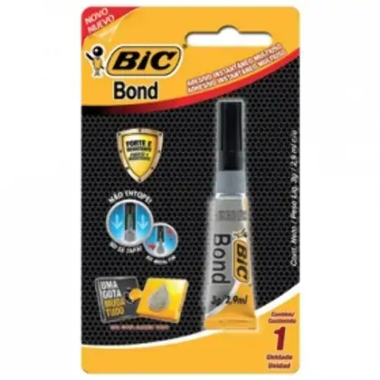 Adesivo Instantâneo Multiuso Bic Bond Com 3 G