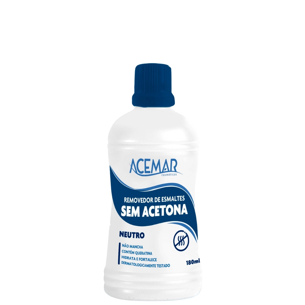 Removedor De Esmalte Acemar S/acetona Neutro 180ml