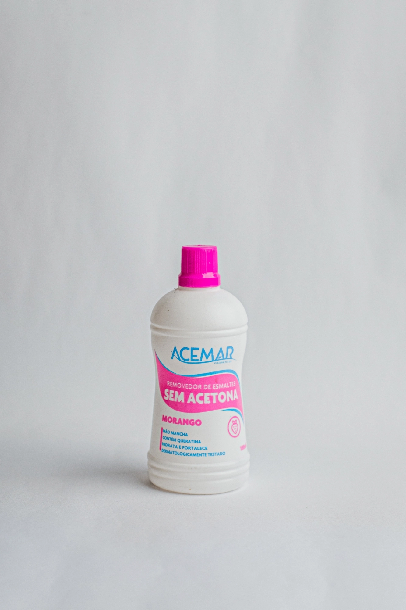 Removedor De Esmalte Acemar S/acetona Morango 180ml