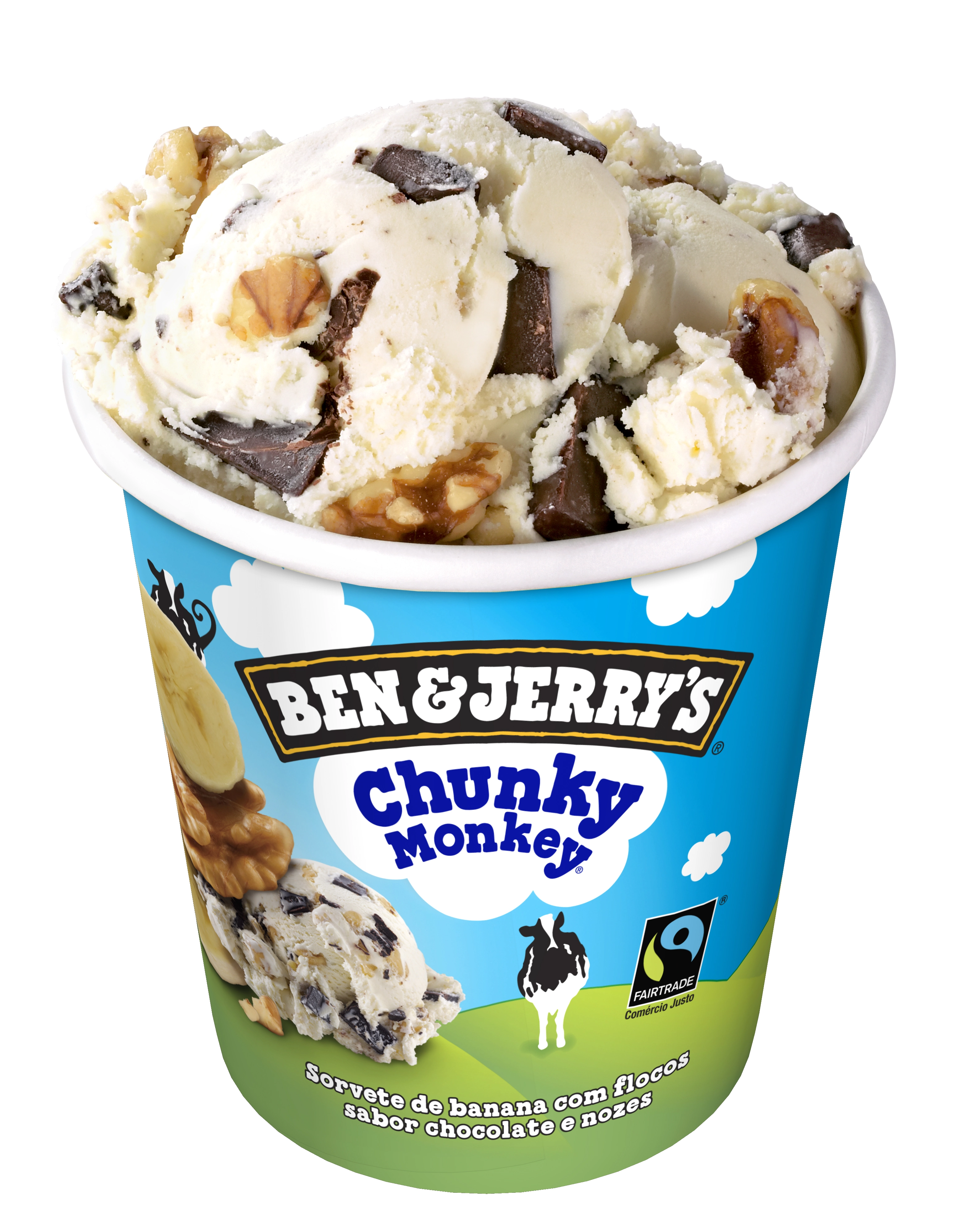 Sorvete Ben Jerry S Chunky Monkey 458ml