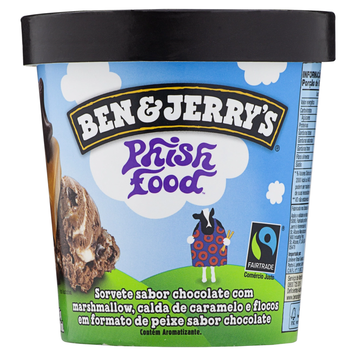 Sorvete Phish Food Ben Jerrys Pote 458ml
