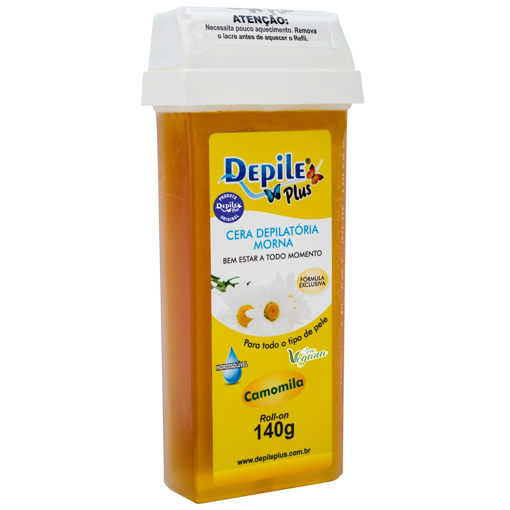 Cera Depilatoria Depile Plus 140g Camomila