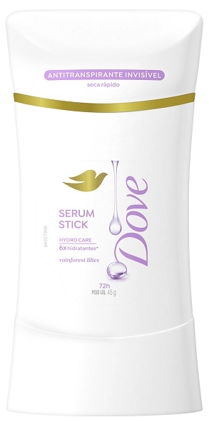 Desodorante Stick Dove Rainforest Lilie 45g