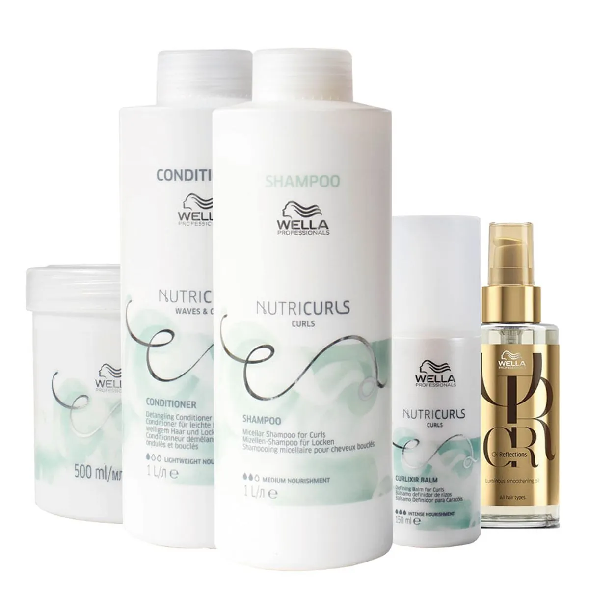 Kit Wella Professionals Nutricurls Profissional- 5 Produtos