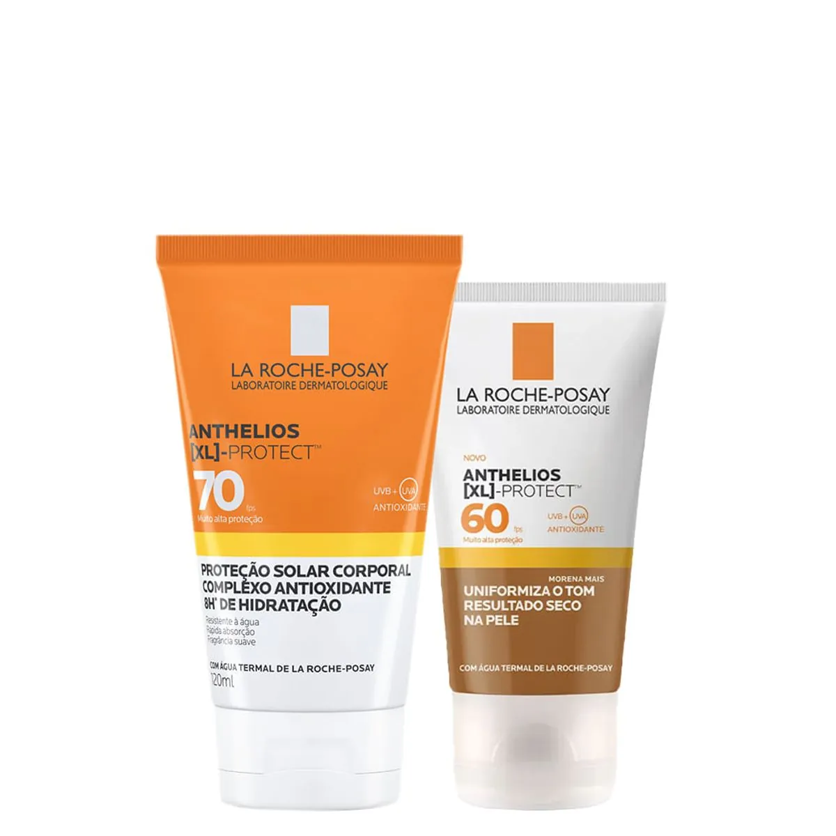 Kit La Roche-Posay - Anthelios - ProtetorSolar Facial FPS 60 Morena Mais 40 g + Protetor Solar Corpo