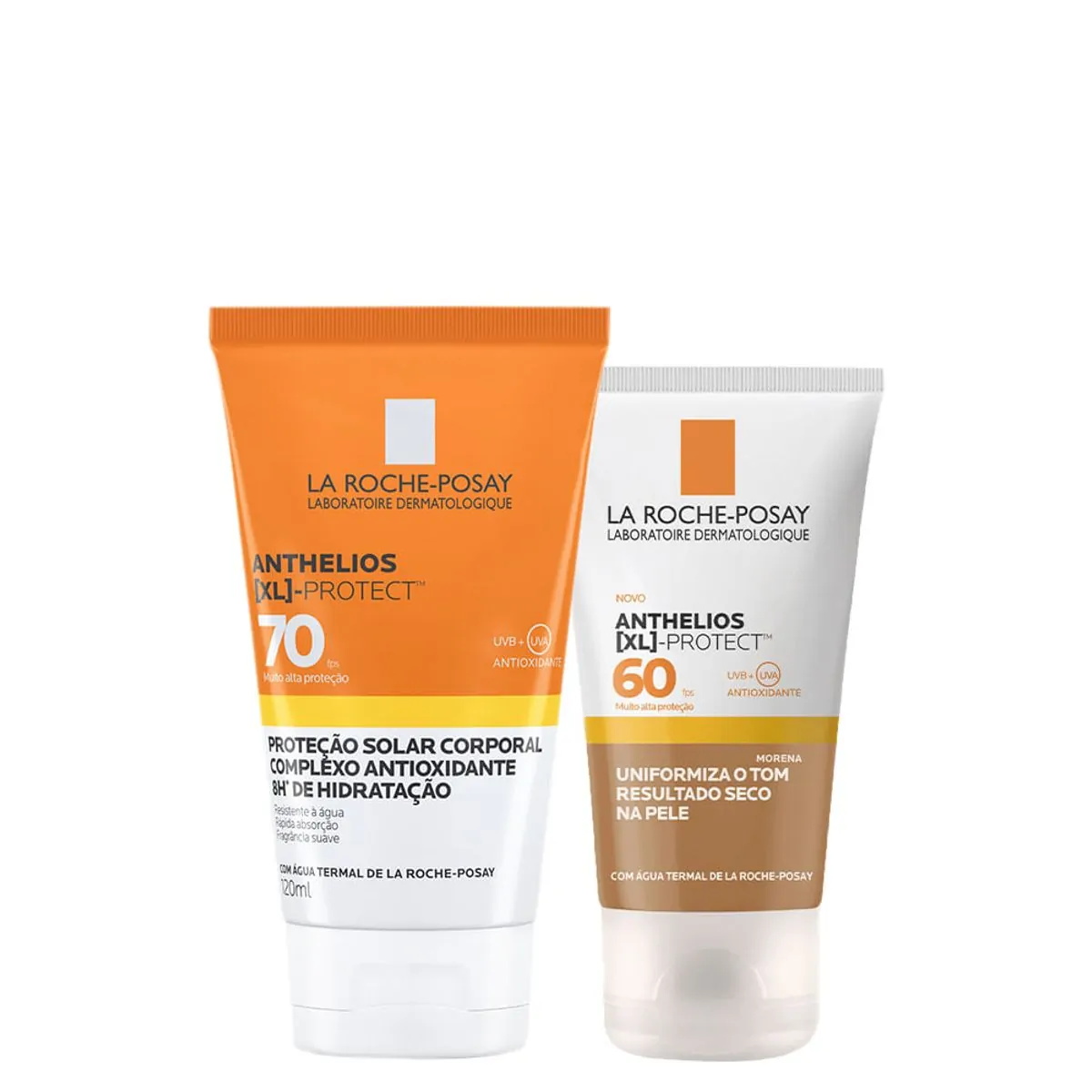 Kit La Roche-Posay - Anthelios - ProtetorSolar Facial FPS 60 Morena 40 g + Protetor Solar Corporal F