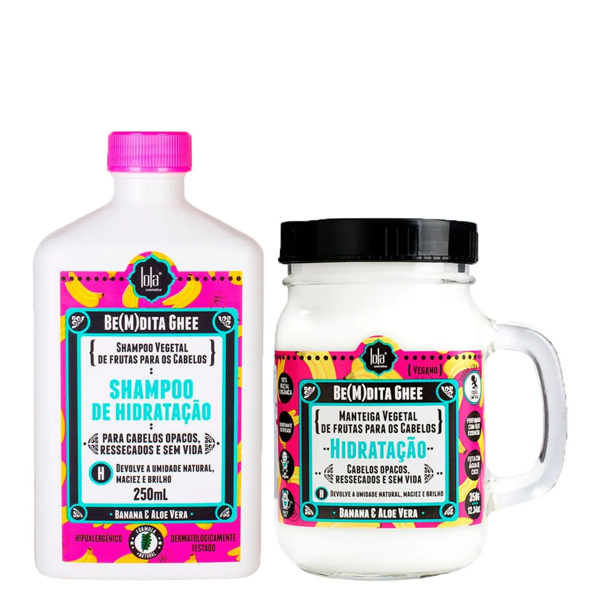 Kit Lola Csm Be(M)Dita Ghee Shampoo 250ml + Máscara 350g