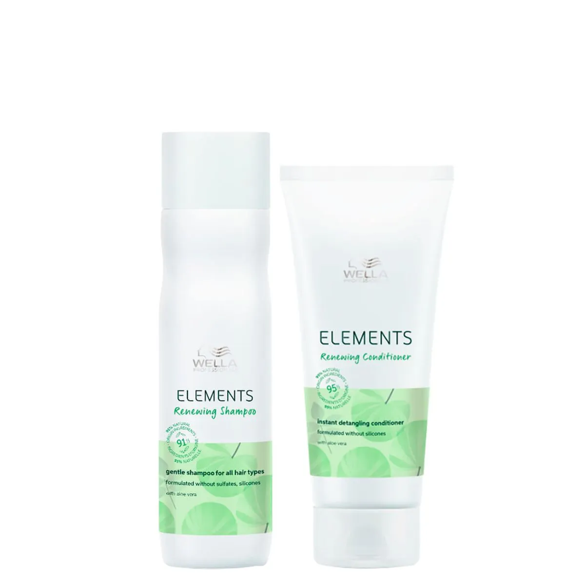 Kit Wella Professionals Elements Renewing - Shampoo 250 ml + Condicionador 200 ml - Kit Wella Profe