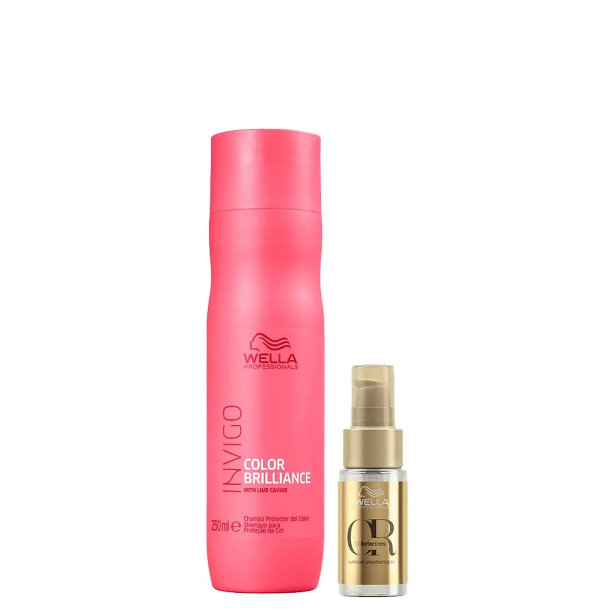 Kit Wella Professionals Invigo Color Brilliance - Shampoo 250 ml + Óleo Capilar 30 ml