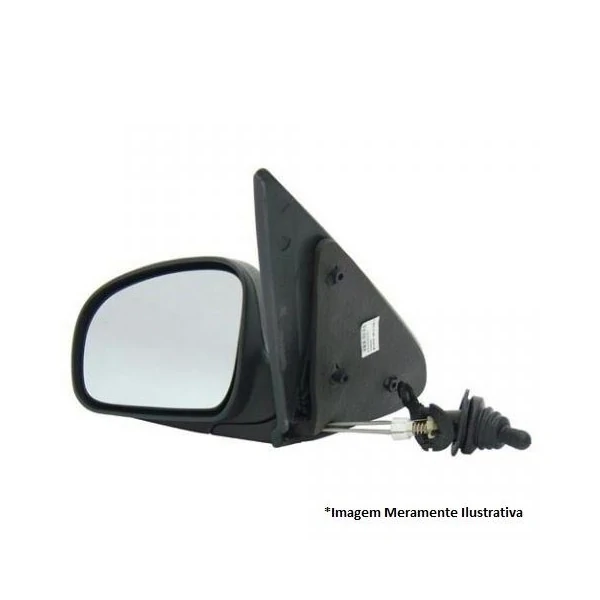 Espelho Retrovisor Externo CHEVROLET - GM CELTA/PRISMA Lado Esquerdo Remoto C/Botao - METAGAL RGRE89CR