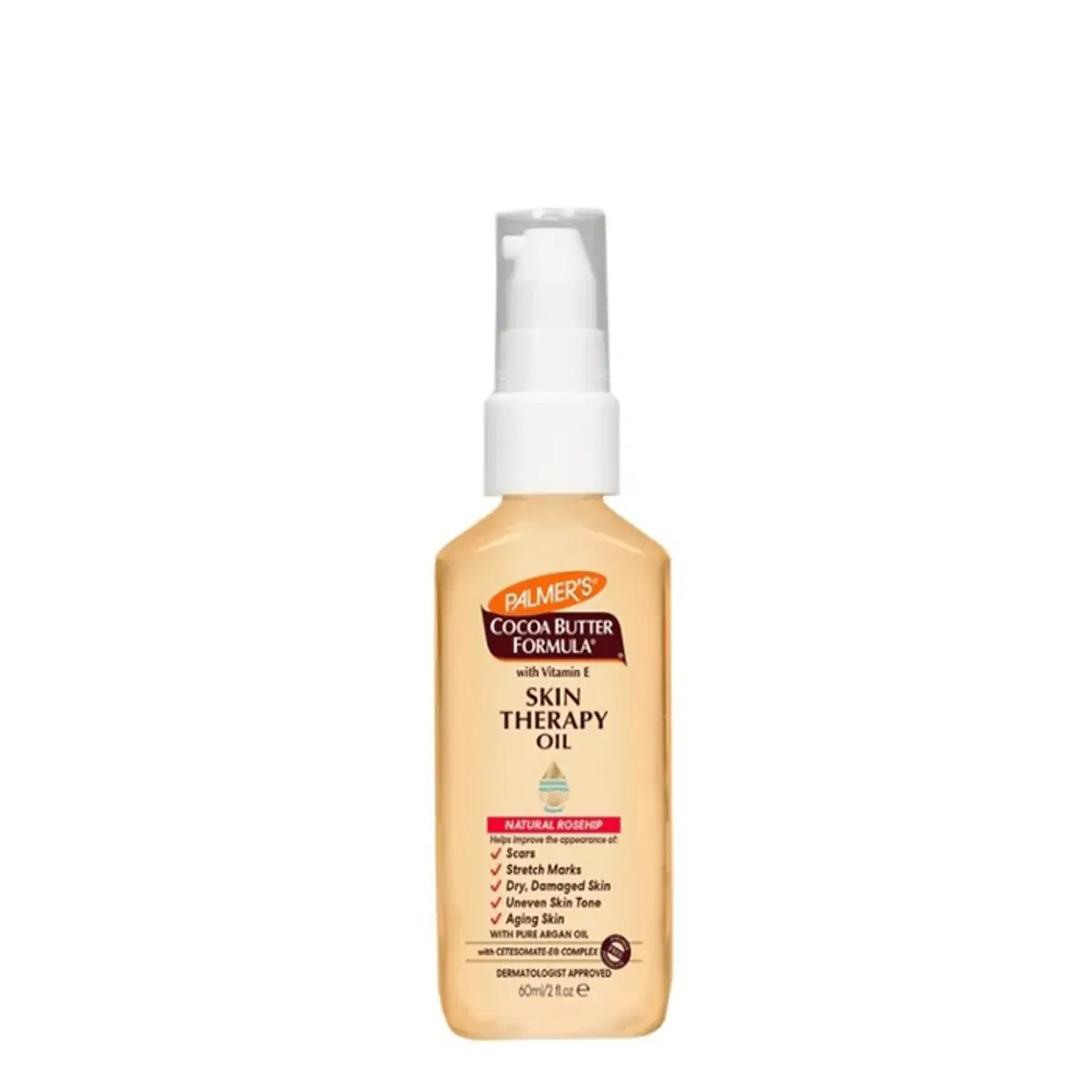 Óleo Corporal Terapêutico Palmers Multi Rosa Mosqueta 60ml