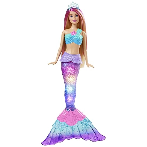 Barbie Boneca Sereia Dreamt.luz Hdj36