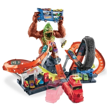 Hot Wheels City Pista Ataq.gorila Hdr30