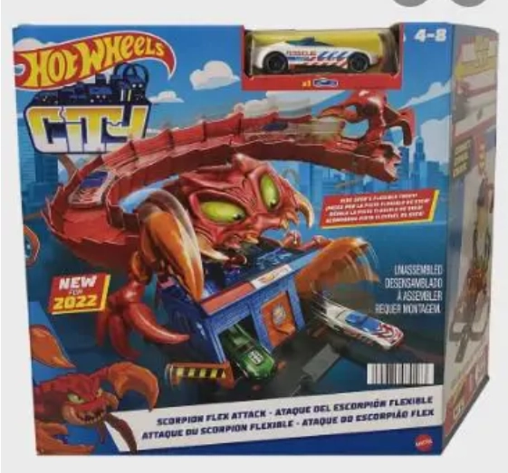Hot Wheels City Pista Ataq.escorp Hdr32
