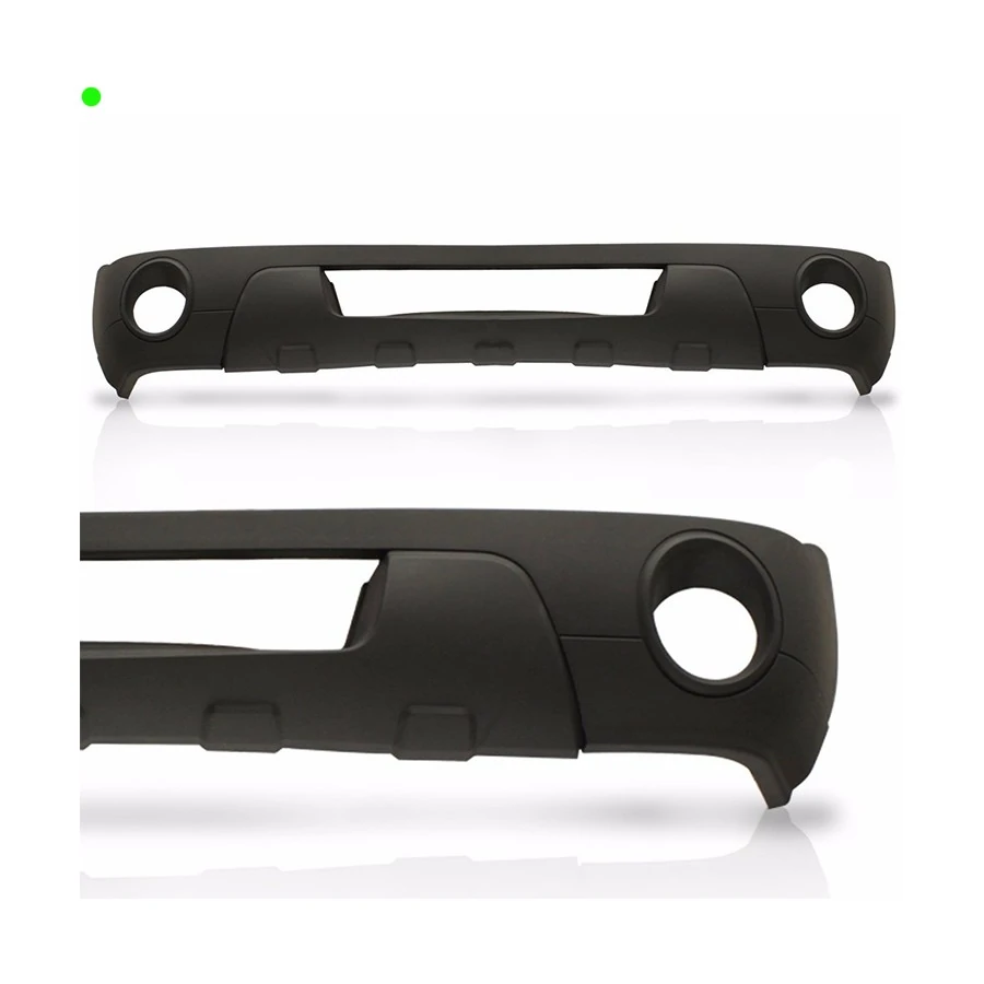 Spoiler Dianteiro FORD RANGER Preto com Furo Milha - RUFATO 27150