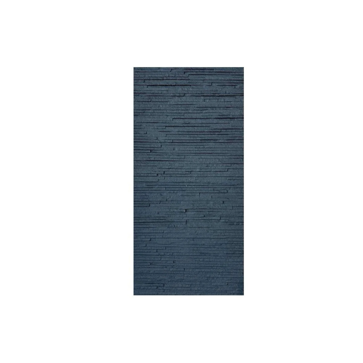 Revestimento Pedra Leve Semi-flexível Decorativa Pedra Palito 120cm X 54cm 5mm De Espessura Formaco Preto