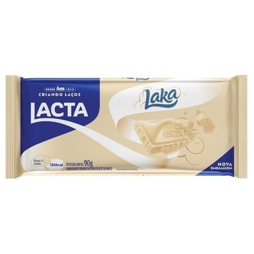 Chocolate Branco Lacta Laka Pacote 90g