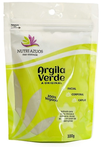 Argila Nutri Azuos 100g Verde