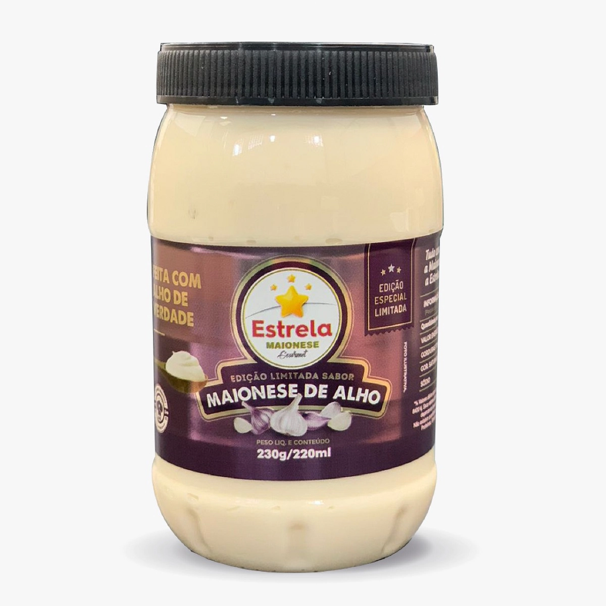Maionese Estrela 230g Alho Gourmet