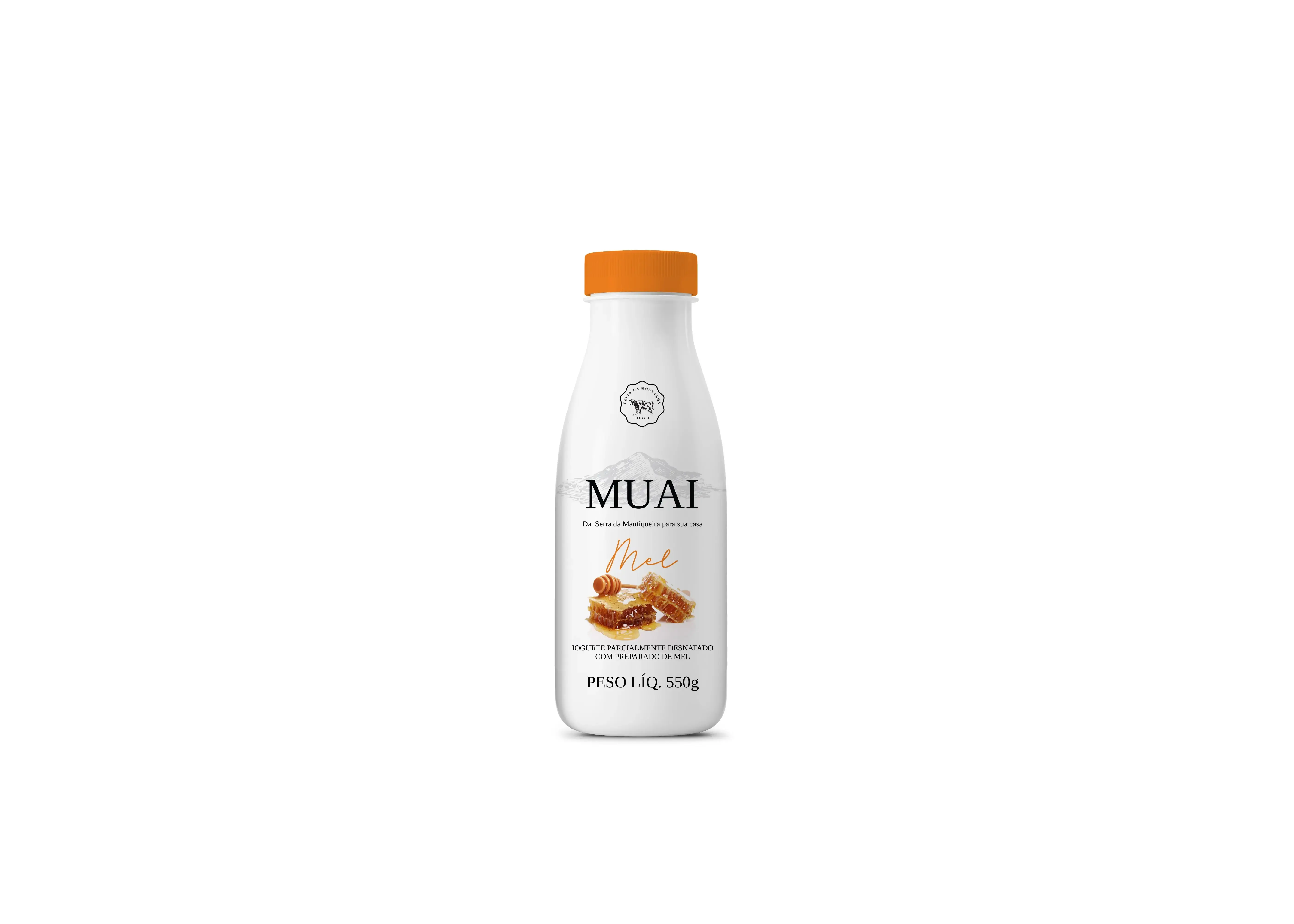 Iog.muai Semidesnatado Mel 550ml