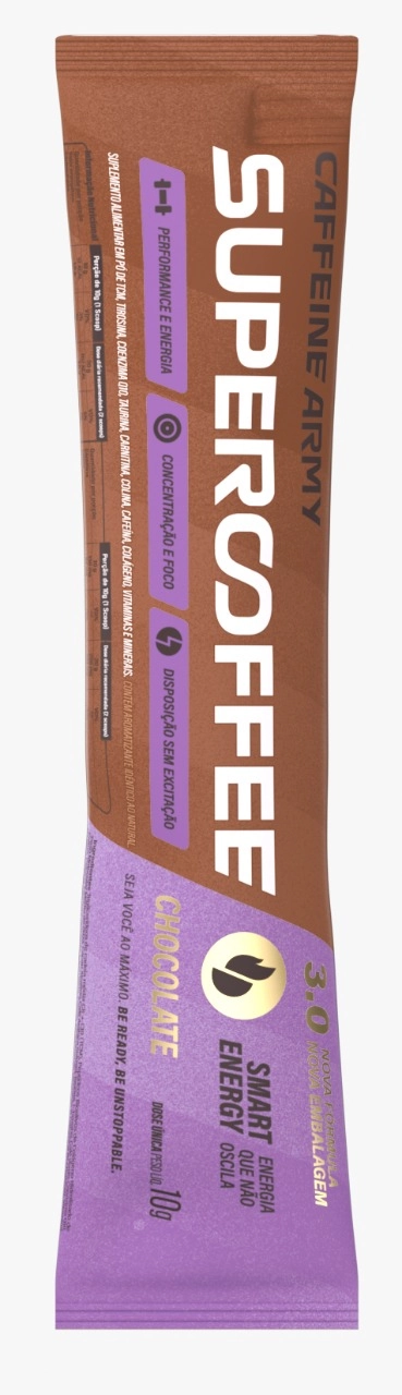 Sup.alim.super Coffee Caffeine Army 3.0 Chocolate 10g