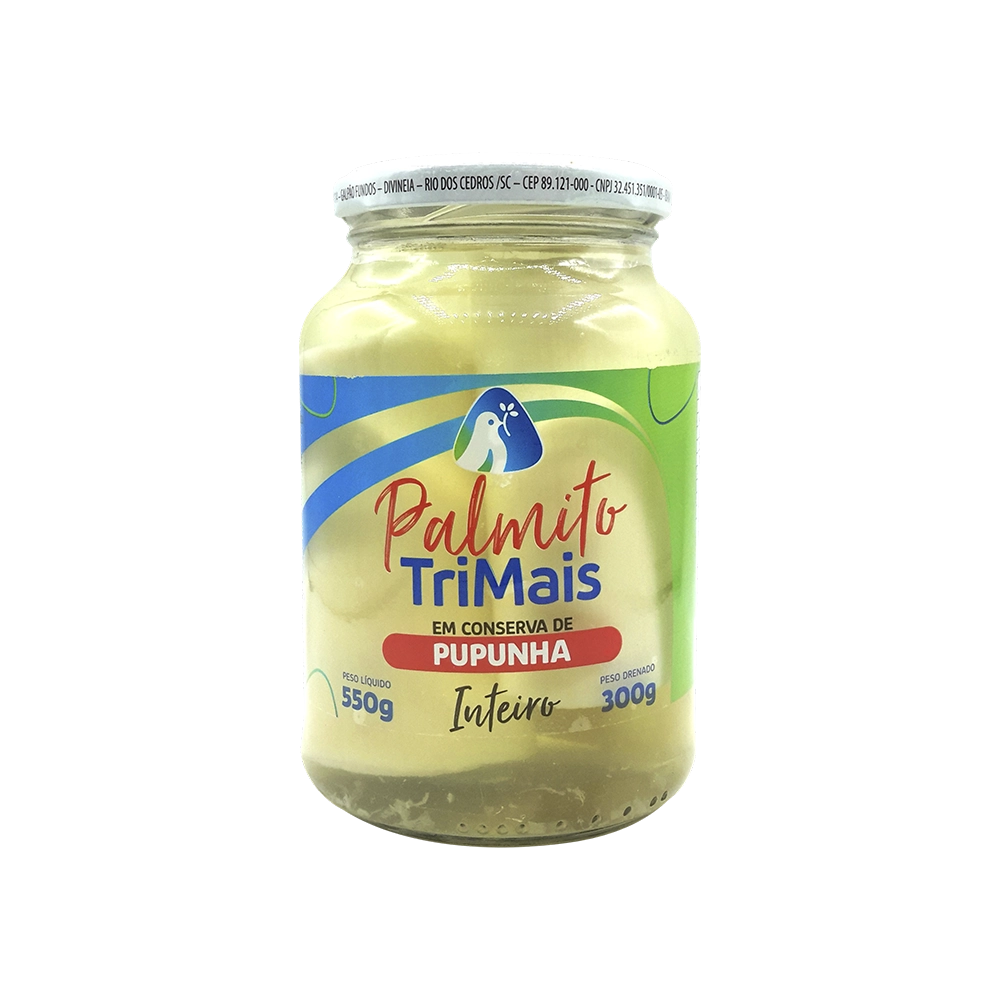 Palmito Trimais 300g Pupunha Inteiro