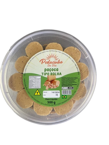 Paçoca Rolha Pedacinho Do Dia 500g