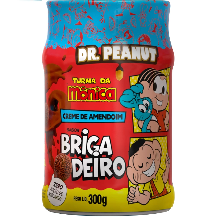 Creme Amendoim Dr.peanut Turma Monica Brigadeiro 300g