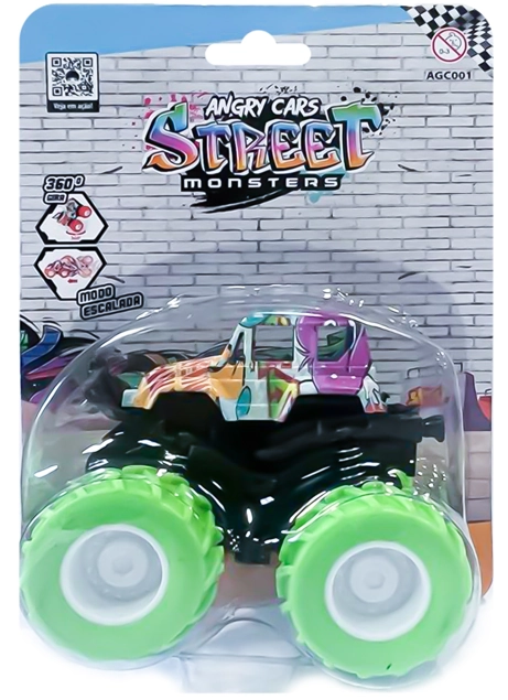 Carrinho Angry Street Monsters Blister Agc001 Diamond