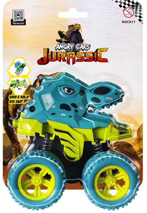 Carrinho Angry Jurassic Blister Agc011 Diamond