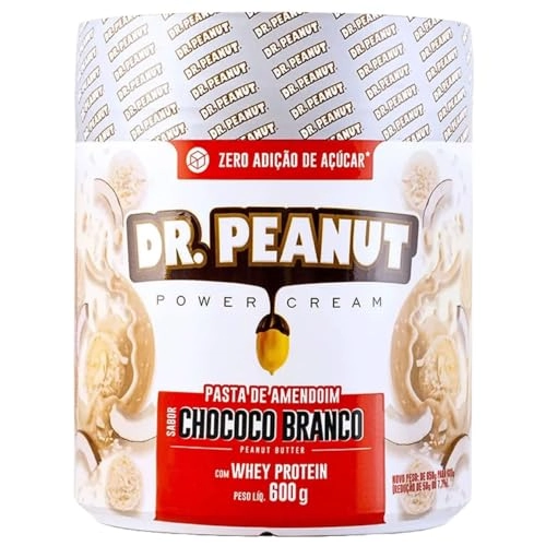 Creme Amendoim Dr.peanut Chococo Branco 600g