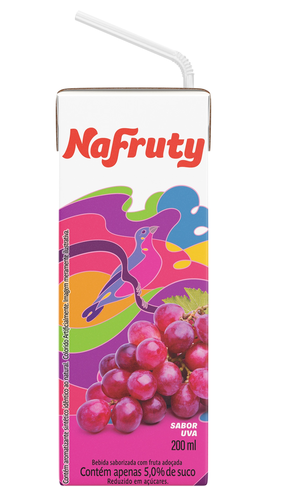 Suco Nafruty 200ml Uva