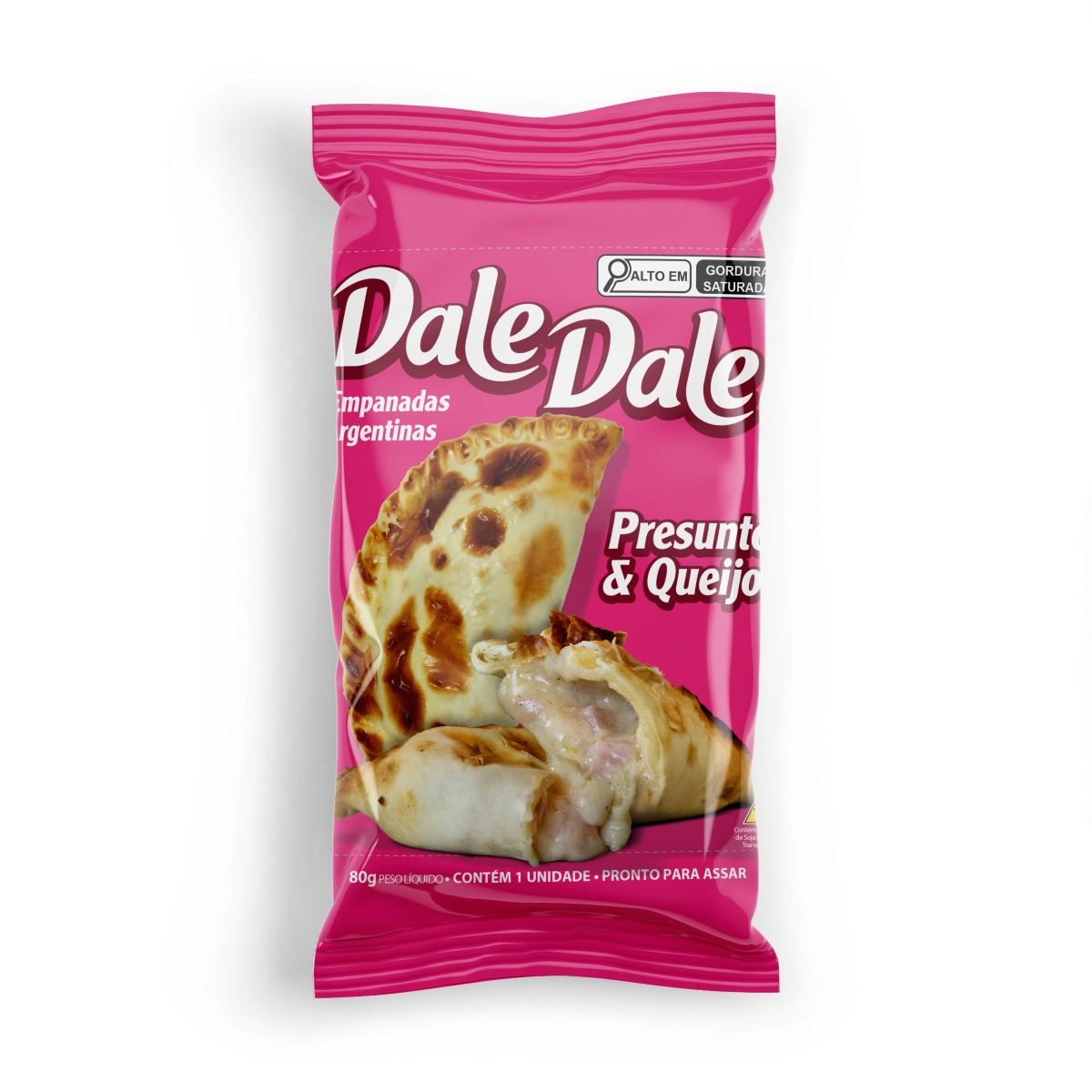Empanada Argentina Dale Dale Presunto E Queijo 80g