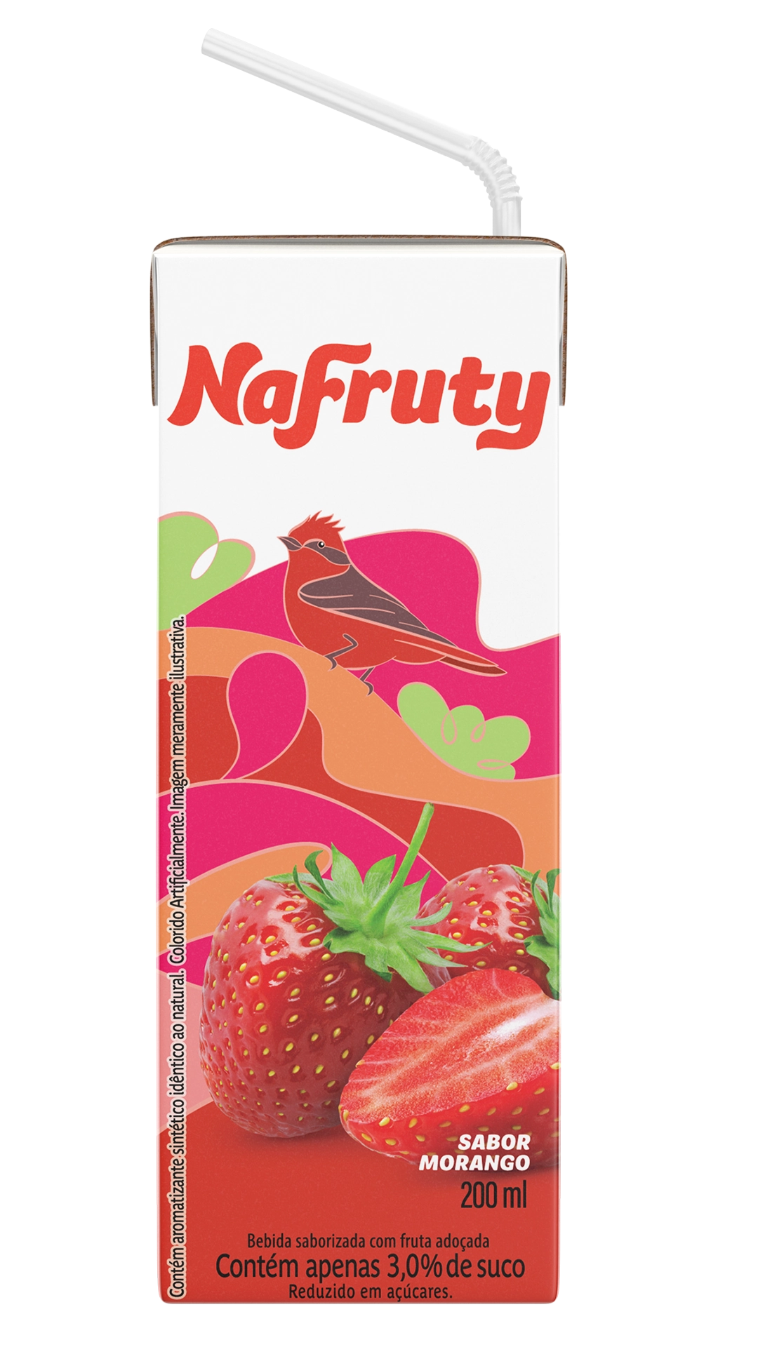 Suco Nafruty 200ml Morango