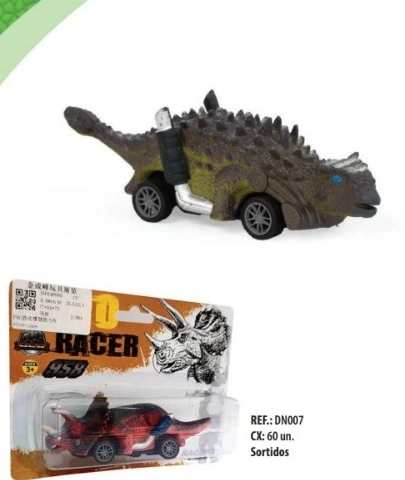 Carro Dinossauri Fricção Sapico