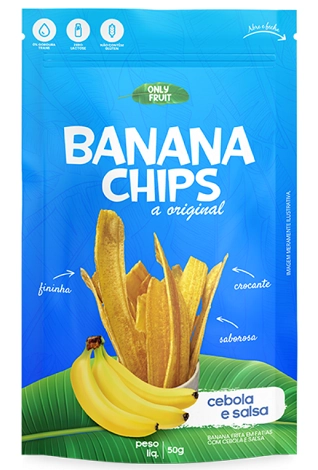 Banana Chips Only Fruit Ceb./sals.50g