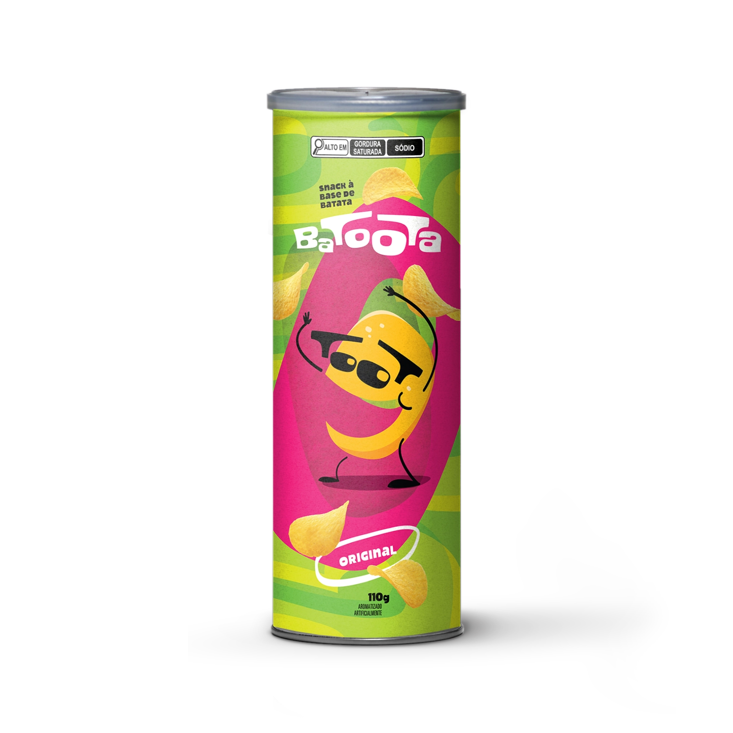 Salgadinho Batoota Snack à Base De Batata Original 110g
