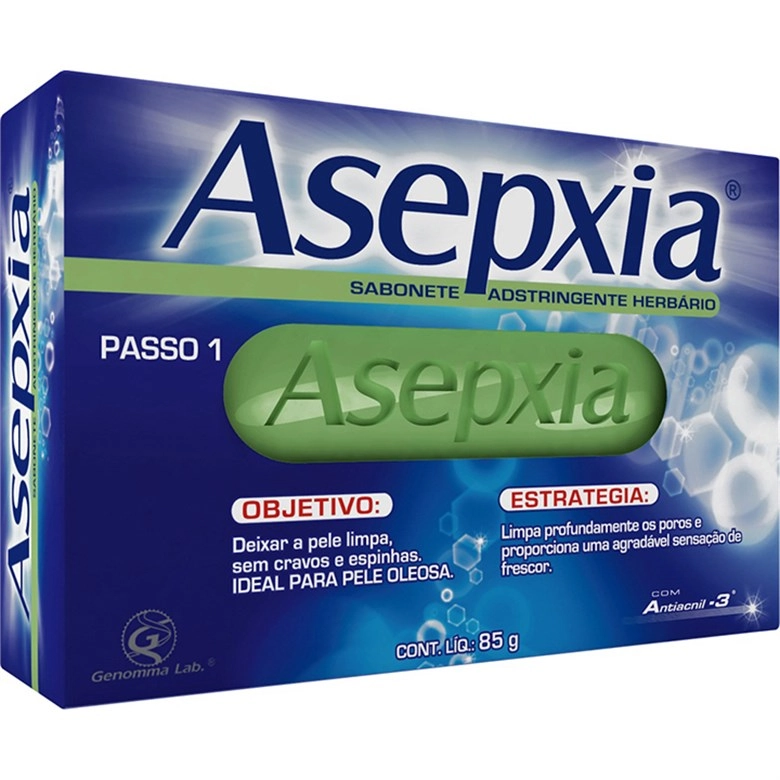 Sabonete Em Barra Anti Acne Asepxia 85g Herbario Unit