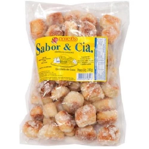 Biscoito Sabor E Cia Salmao Enrolada 280gr Coco 280gr