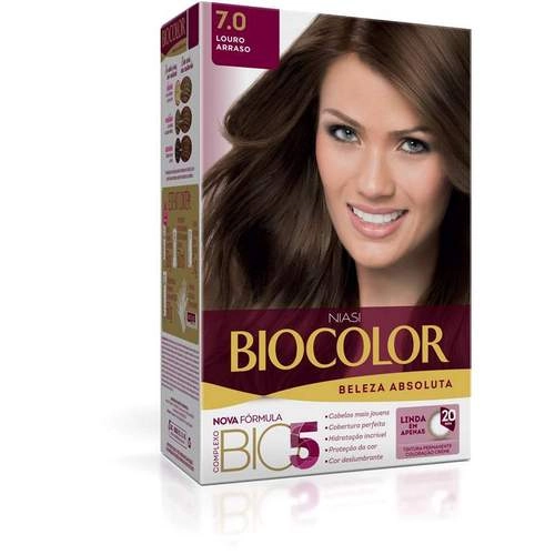 Tint Biocol Kit Crem 7.0 Lour Med 1x1