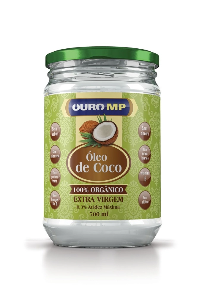 Oleo De Coco Ouro Mp 500ml Extra Virgem Nat.