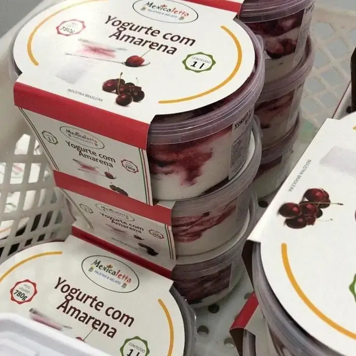 Sorvete Mexicaletta Gelato Yog C/amarena 1l