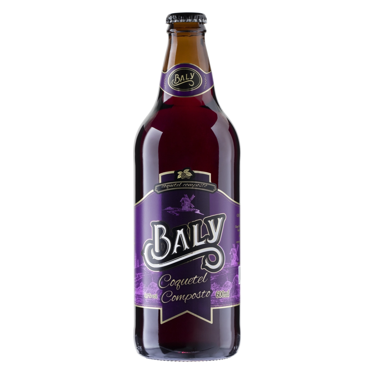 Coquetel Alcoólico Composto De Chopp E Vinho Baly Garrafa 600ml