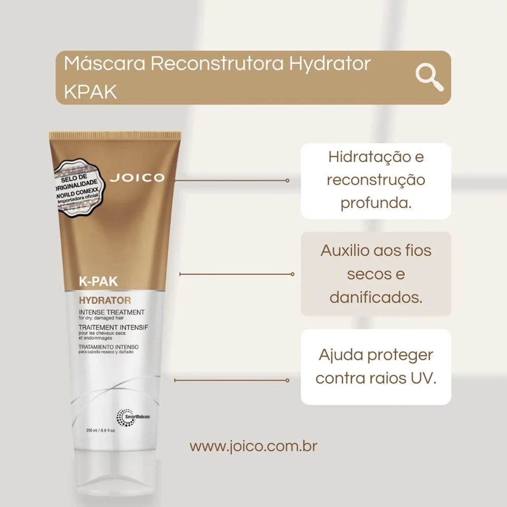 Máscara De Hidratação Joico K Pak Intense Hydrator