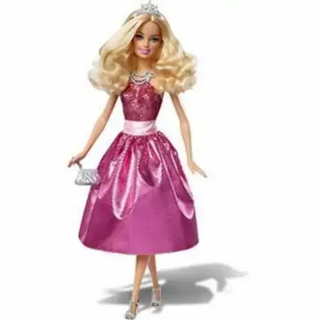 Bon Barbie Princesa Vestido Branco