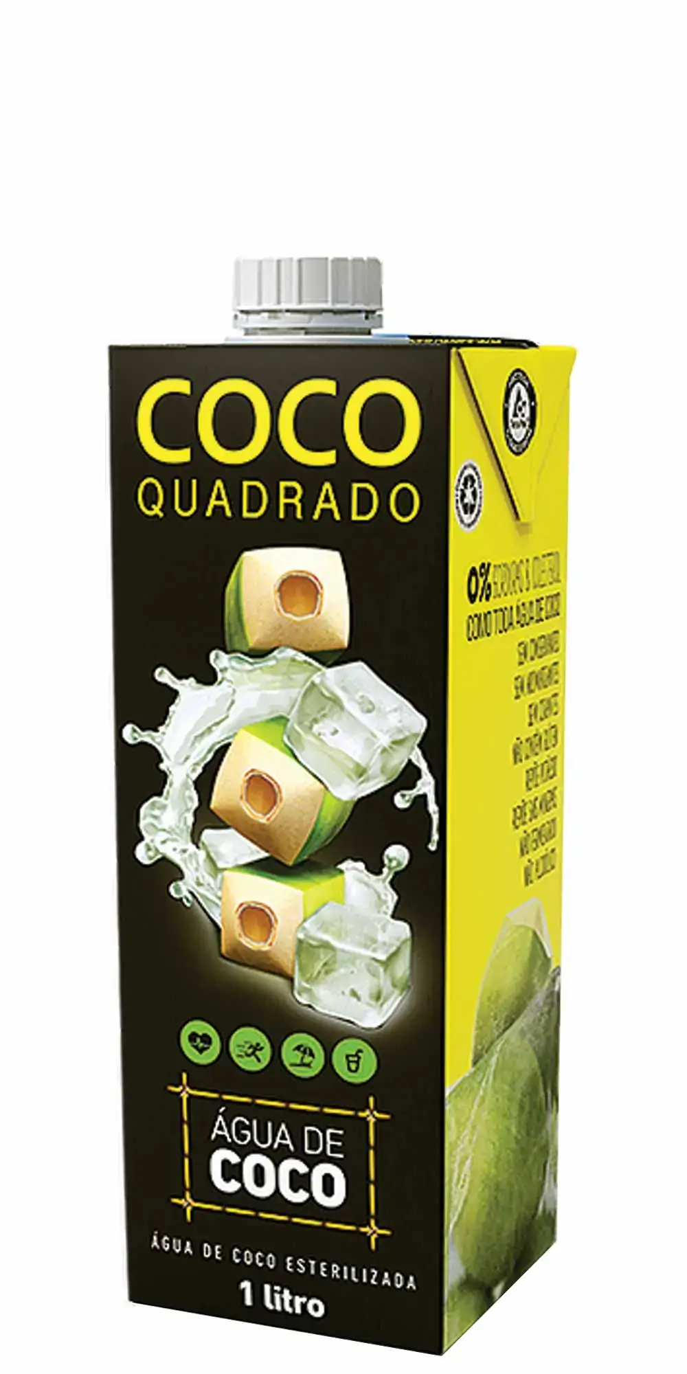 Agua De Coco Quadrado 1l