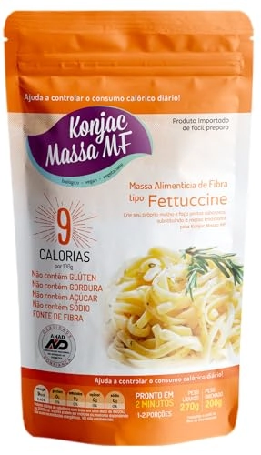 Macarrão Fettuccine Konjac Massa Mf Pouch 200g